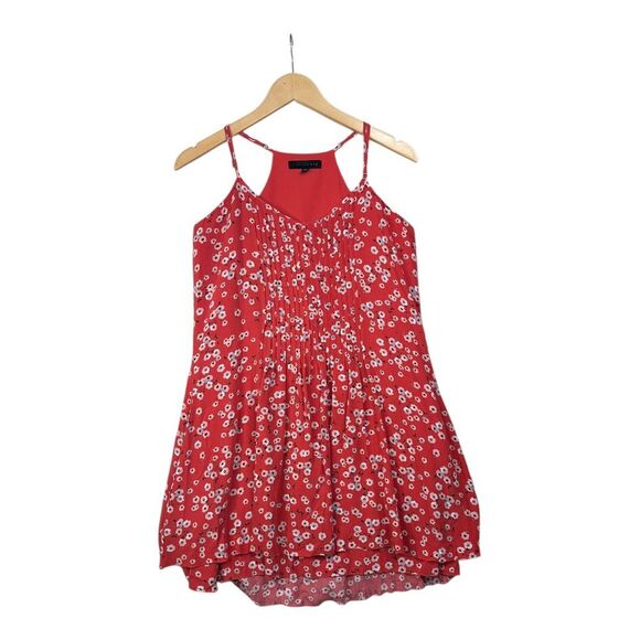 Sanctuary Floral‎ Print Mini Sleeveless Dress size Small Red/White - Picture 1 of 6